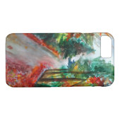 Coques Case-Mate iPhone Paysage d'automne Aquarelle Art (Dos (Horizontal))