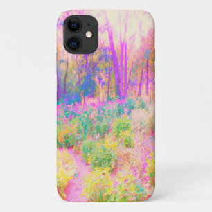Case-Mate iPhone Case Paysage de jardin rose et corail illuminé