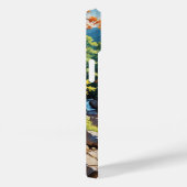 Coques Case-Mate iPhone Paysage de la cascade de Serene Mountain (Verso / Droite)