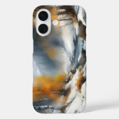 Coques Case-Mate iPhone Paysage de rivière d'hiver serein (Verso)