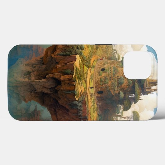 Coques Case-Mate iPhone Paysage de Surreal Island Art Imaginaire (Verso (horizontal))