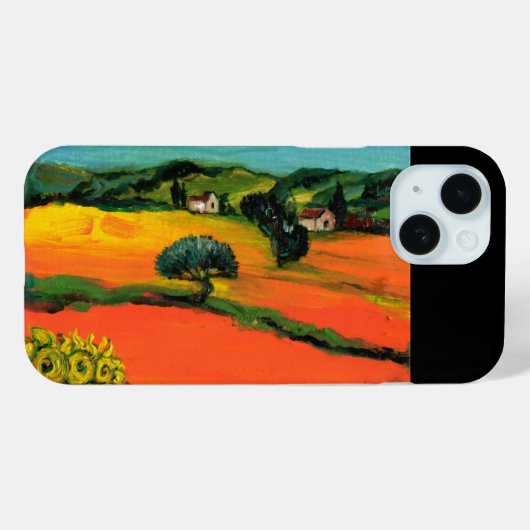 COQUES Case-Mate iPhone PAYSAGE DE TOSCANE AVEC DÉBORDEMENT (Verso (horizontal))
