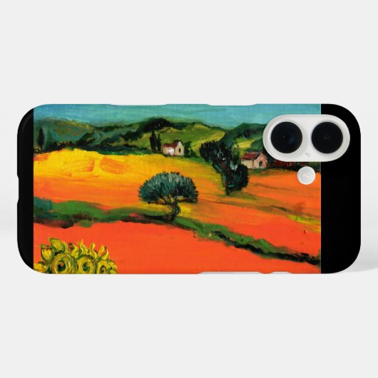 COQUES Case-Mate iPhone PAYSAGE DE TOSCANE AVEC DÉBORDEMENT (Verso (horizontal))
