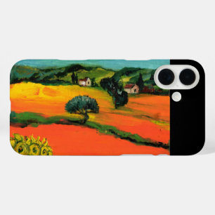COQUES iPhone 16 PLUS PAYSAGE DE TOSCANE AVEC DÉBORDEMENT