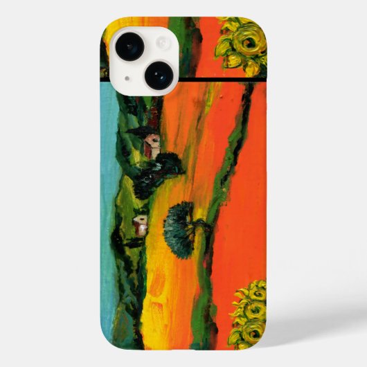 COQUES Case-Mate iPhone PAYSAGE DE TOSCANE AVEC DÉBORDEMENT (Verso)