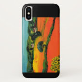COQUES Case-Mate iPhone PAYSAGE DE TOSCANE AVEC DÉBORDEMENT (Dos)