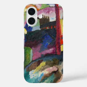 Coques iPhone 16 Paysage de Wassily Kandinsky avec cheminée d'usine
