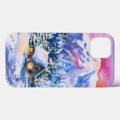 Coques Case-Mate iPhone Paysage d'hiver (Verso (horizontal))