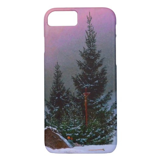 Coques Case-Mate iPhone Paysage d'hiver Caspar David Friedrich (Dos)