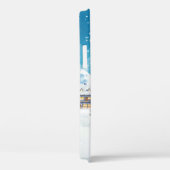 Coques Case-Mate iPhone Paysage d'hiver du village du soir avec neige (Verso / Droite)