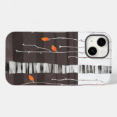 Coques Case-Mate iPhone Paysage d'hiver Peinture d'arbre (Verso (horizontal))