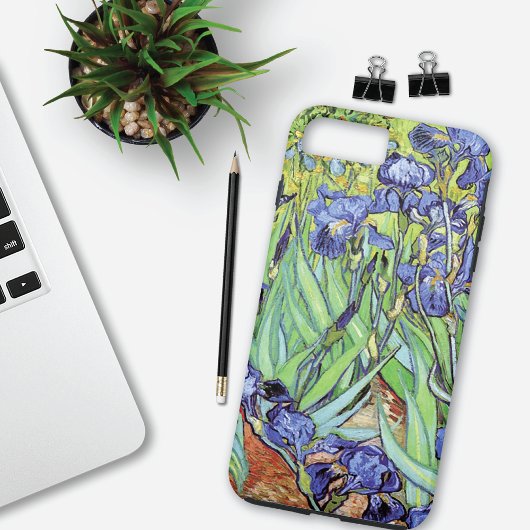 Coques Case-Mate iPhone Paysage d'Irises Vincent van Gogh