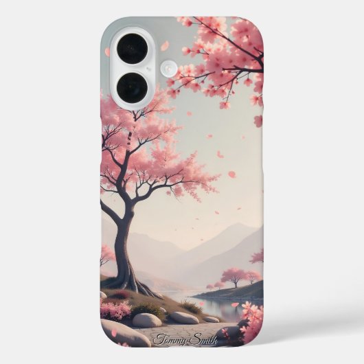 Coques Case-Mate iPhone Paysage Dreamy Cherry Blossom (Verso)