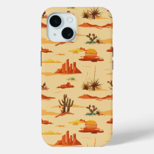 Coque Pour iPhone 15 Paysage du désert Arizona Motif
