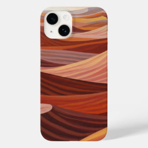 Coque Pour iPhone 14 Paysage du désert chaud - Art Pittoresque
