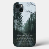 Coques Case-Mate iPhone Paysage Forestier Avec Typographie (Verso)