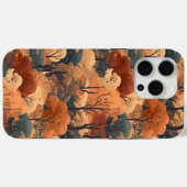 Coques Case-Mate iPhone Paysage forestier d'automne stratifié - Bois rusti (Verso (horizontal))