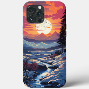 Case-Mate iPhone Case Paysage forestier en saison hivernale
