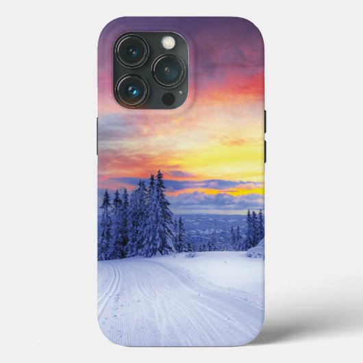 Coques Case-Mate iPhone Paysage hivernal (Verso)