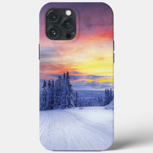Coques Case-Mate iPhone Paysage hivernal (Verso)