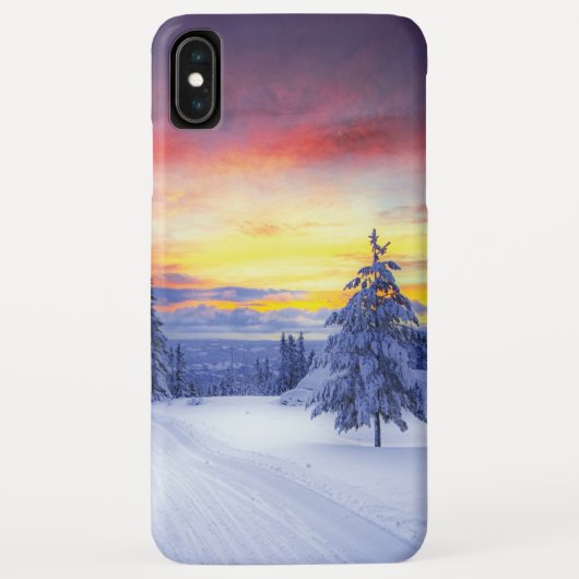 Coques Case-Mate iPhone Paysage hivernal (Dos)
