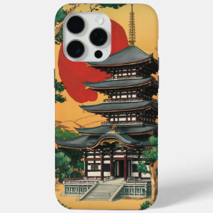 Coque iPhone 15 Pro Max Paysage japonais