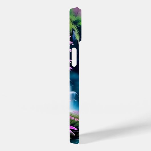 Coques Case-Mate iPhone Paysage magique Cascade et Fleur One (Verso / Droite)
