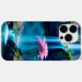 Coques Case-Mate iPhone Paysage Magique Cascade et Fleur Un (Verso (horizontal))
