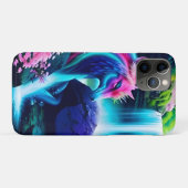 Coques Case-Mate iPhone Paysage magique Cascade et fleurs deux (Dos (Horizontal))