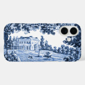 Coques Case-Mate iPhone Paysage Maison victorienne bleu (Verso (horizontal))