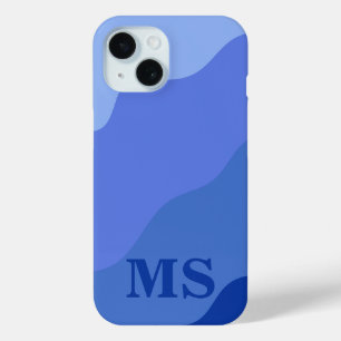 Coque Pour iPhone 15 Paysage marin avec plage, grande vague et boîtier