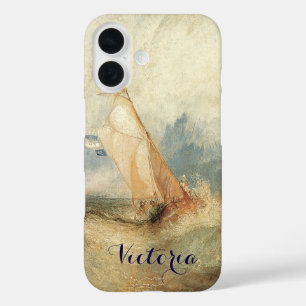 Coques iPhone 16 Paysage marin de navire maritime vintage par Josep