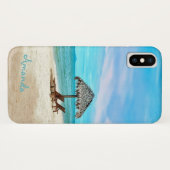 Coques Case-Mate iPhone Paysage marin tropical personnalisé (Dos (Horizontal))