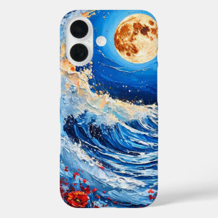 Coques iPhone 16 Paysage marin vague côtière esthétique design