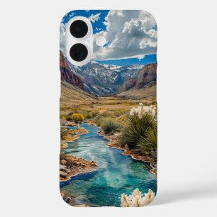 Coques iPhone 16 paysage montagneux