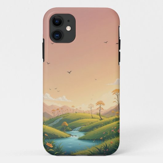 Coques Case-Mate iPhone Paysage naturel coucher de soleil (Dos)
