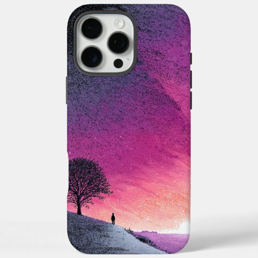 Coques Case-Mate iPhone Paysage pourpre (Verso)