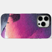 Coques Case-Mate iPhone Paysage pourpre (Verso (horizontal))