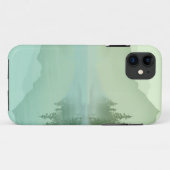 Coques Case-Mate iPhone Paysage Réflexion Lac Arbres Vert (Dos (Horizontal))