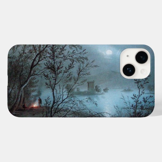 COQUES Case-Mate iPhone PAYSAGE ROMANTIQUE NOCTURNE EN BLEU (Verso (horizontal))