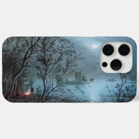 COQUES Case-Mate iPhone PAYSAGE ROMANTIQUE NOCTURNE EN BLEU (Verso (horizontal))