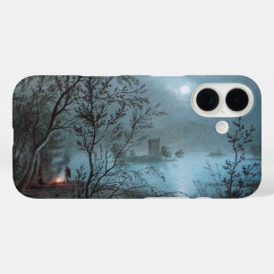 COQUES iPhone 16  PAYSAGE ROMANTIQUE NOCTURNE EN BLEU