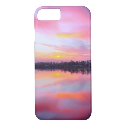 Coques Case-Mate iPhone Paysage rose pittoresque (Dos)