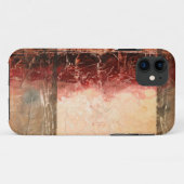 Coques Case-Mate iPhone Paysage rouge abstrait (Dos (Horizontal))