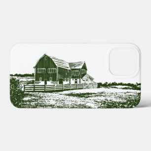 Case-Mate iPhone Case Paysage rural maison de ferme de style coupe