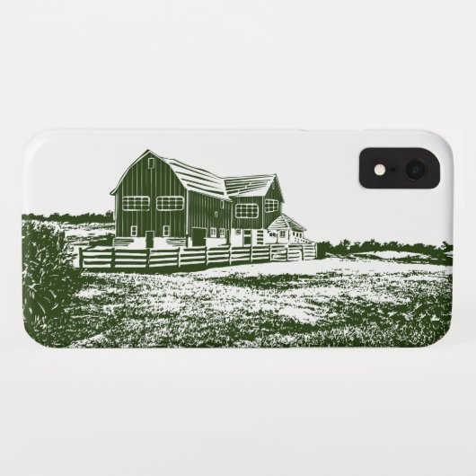 Coques Case-Mate iPhone Paysage rural maison de ferme de style coupe (Dos (Horizontal))