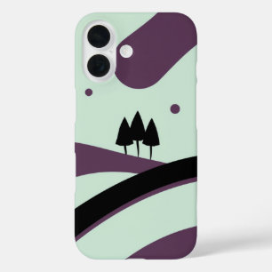 Coques iPhone 16 Paysage serein : une scène minimaliste