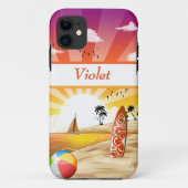 Coques Case-Mate iPhone Paysage superbe de plage coucher de soleil (Dos)