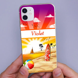 Case-Mate iPhone Case Paysage superbe de plage coucher de soleil