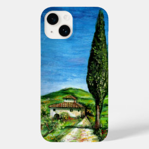 COQUE POUR iPhone 14 PAYSAGE TOSCANE / ANCIENNE FERME EN CHIANTI